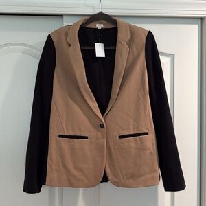 (NWT) JCrew Factory brown and black blazer, size L